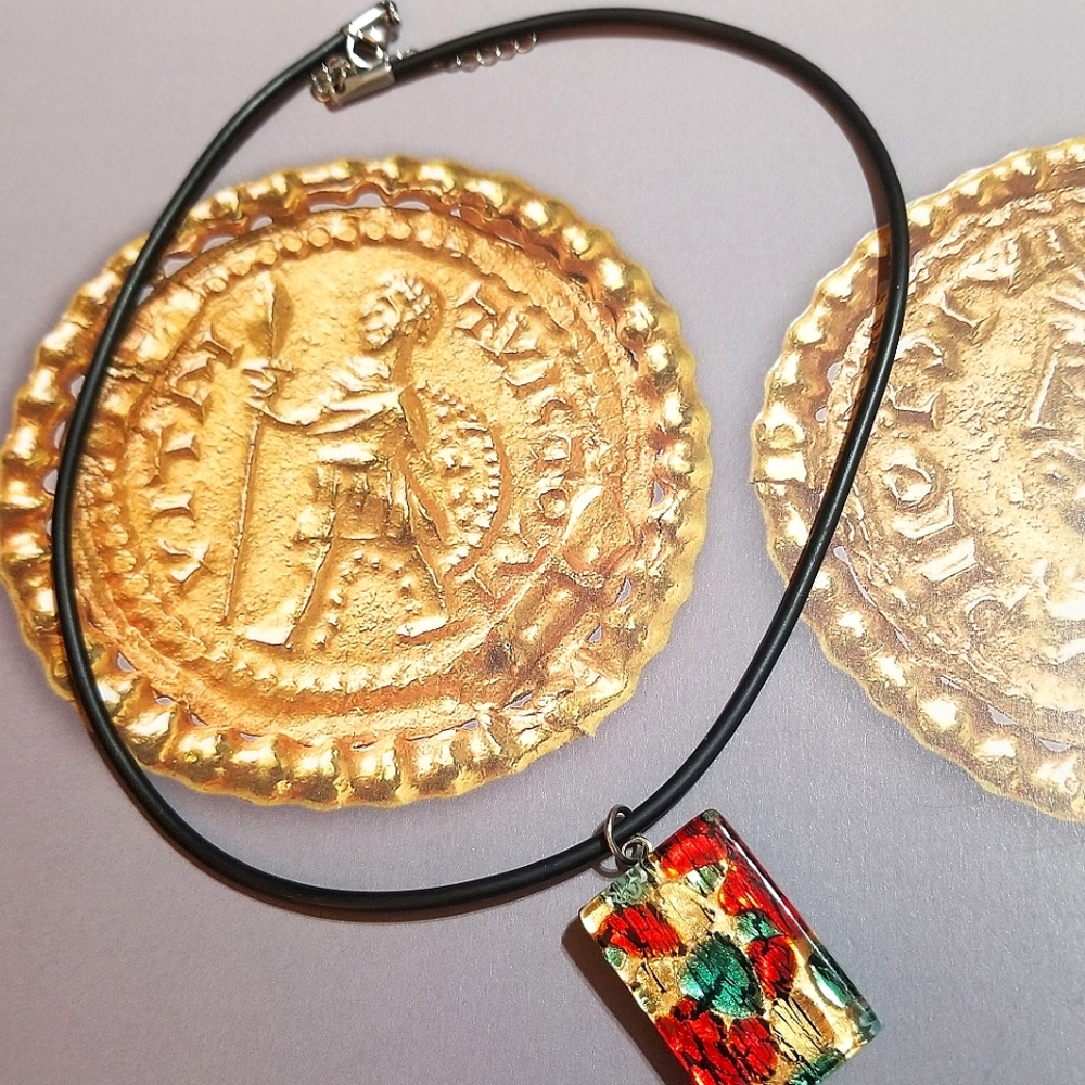 VTG Vetro De Murano Glass Made In Italy Necklace - Picture 5 of 5